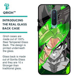 Anime Green Splash Glass Case for OnePlus 8