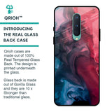 Blue & Red Smoke Glass Case for OnePlus 8