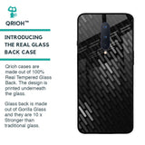 Dark Abstract Pattern Glass Case For OnePlus 8