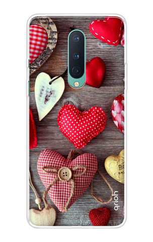 Valentine Hearts OnePlus 8 Back Cover