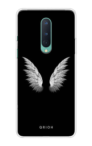 White Angel Wings OnePlus 8 Back Cover