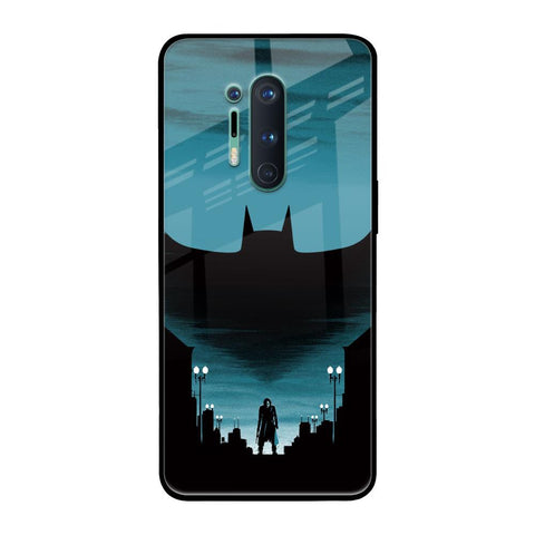Cyan Bat OnePlus 8 Pro Glass Back Cover Online