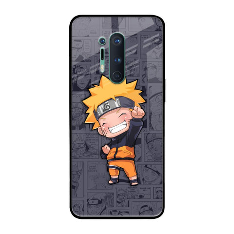 Orange Chubby OnePlus 8 Pro Glass Back Cover Online