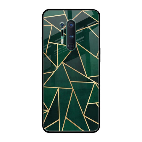 Abstract Green OnePlus 8 Pro Glass Back Cover Online