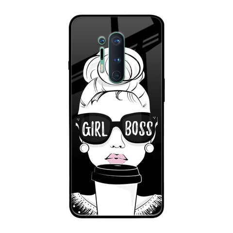 Girl Boss OnePlus 8 Pro Glass Back Cover Online
