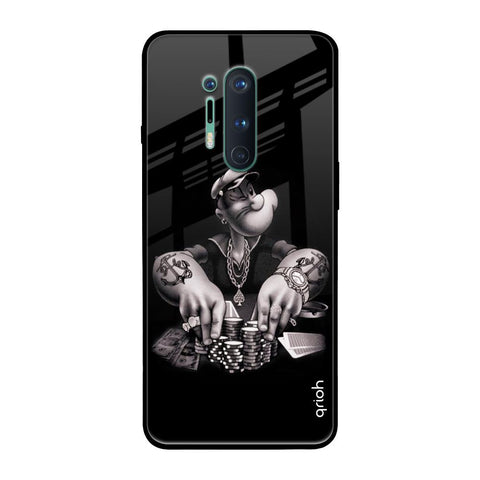 Gambling Problem OnePlus 8 Pro Glass Back Cover Online