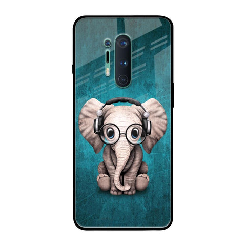Adorable Baby Elephant OnePlus 8 Pro Glass Back Cover Online
