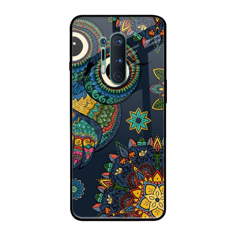 Owl Art OnePlus 8 Pro Glass Back Cover Online