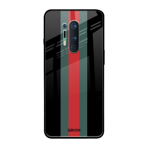 Vertical Stripes OnePlus 8 Pro Glass Back Cover Online