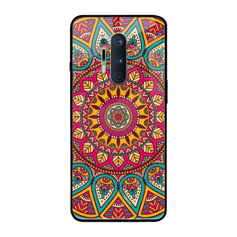 Elegant Mandala OnePlus 8 Pro Glass Back Cover Online