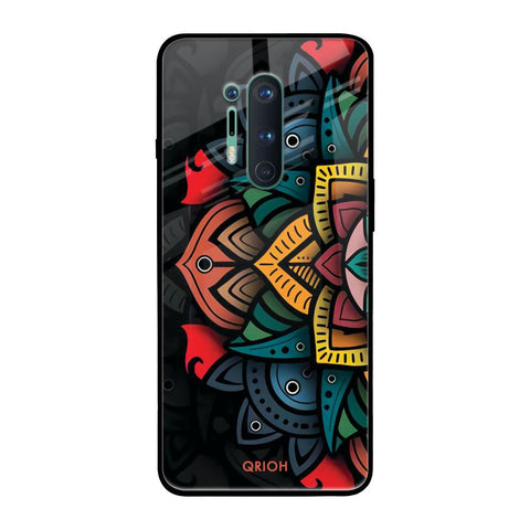 Retro Gorgeous Flower OnePlus 8 Pro Glass Back Cover Online