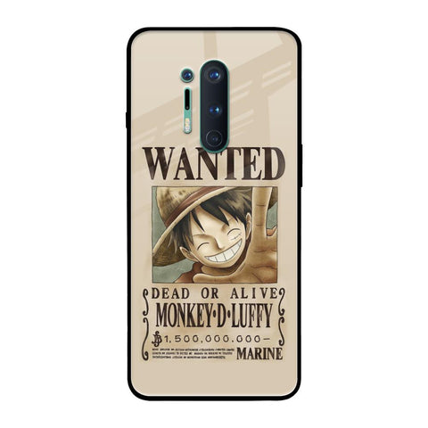 Luffy Wanted OnePlus 8 Pro Glass Back Cover Online