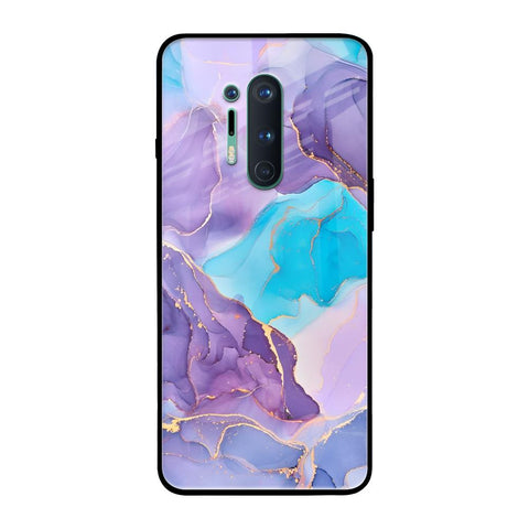 Alcohol ink Marble OnePlus 8 Pro Glass Back Cover Online