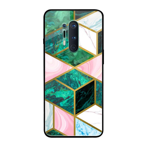 Seamless Green Marble OnePlus 8 Pro Glass Back Cover Online