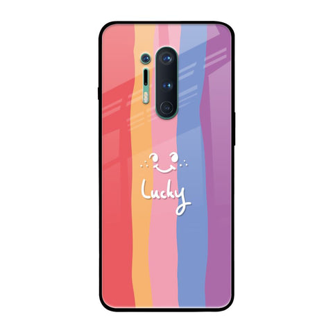 Lucky Abstract OnePlus 8 Pro Glass Back Cover Online