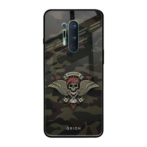 Army Warrior OnePlus 8 Pro Glass Back Cover Online