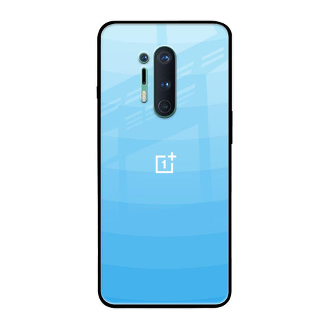 Wavy Blue Pattern OnePlus 8 Pro Glass Back Cover Online