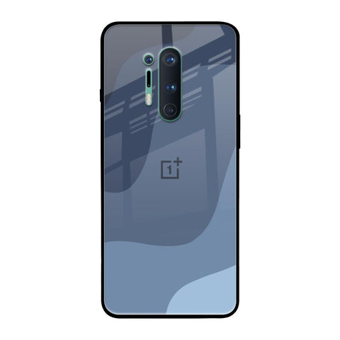 Navy Blue Ombre OnePlus 8 Pro Glass Back Cover Online