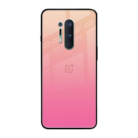 Pastel Pink Gradient OnePlus 8 Pro Glass Back Cover Online