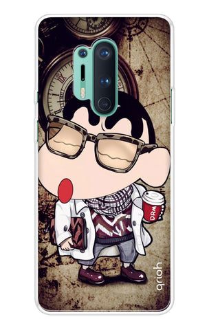 Nerdy Shinchan OnePlus 8 Pro Back Cover