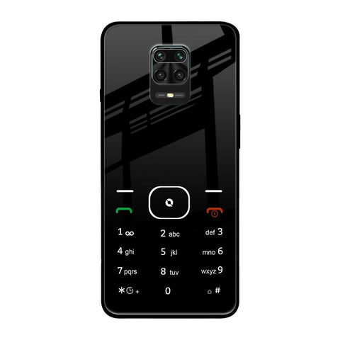 Classic Keypad Pattern Redmi Note 9 Pro Max Glass Back Cover Online