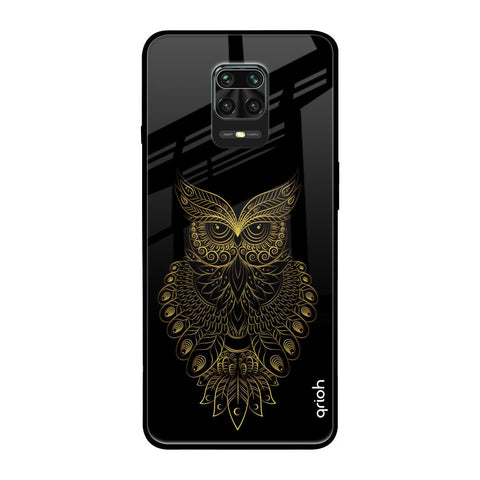 Golden Owl Redmi Note 9 Pro Max Glass Back Cover Online