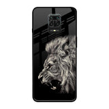 Brave Lion Redmi Note 9 Pro Max Glass Back Cover Online