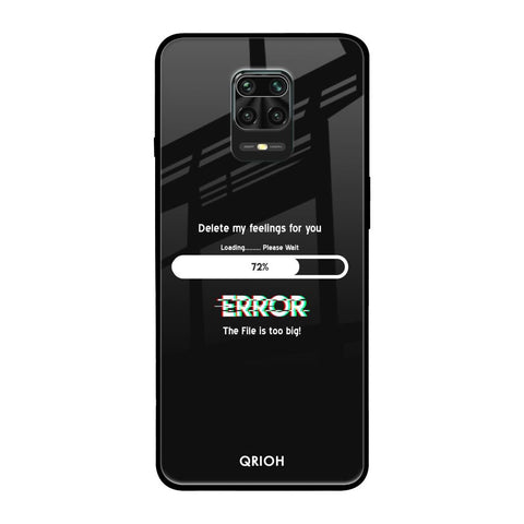 Error Redmi Note 9 Pro Max Glass Back Cover Online
