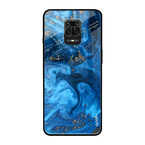 Gold Sprinkle Redmi Note 9 Pro Max Glass Back Cover Online