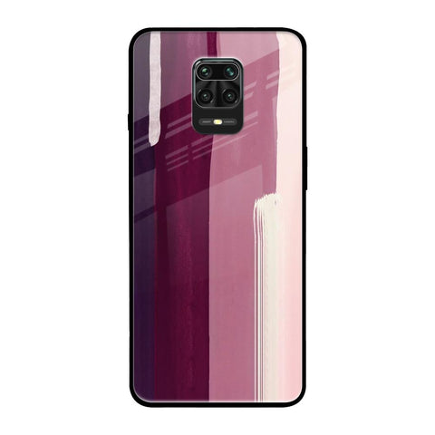 Brush Stroke Art Redmi Note 9 Pro Max Glass Back Cover Online