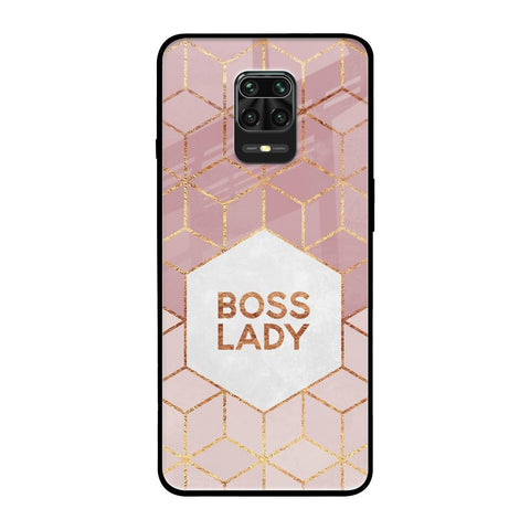 Boss Lady Redmi Note 9 Pro Max Glass Back Cover Online