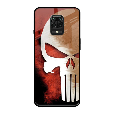 Red Skull Redmi Note 9 Pro Max Glass Back Cover Online