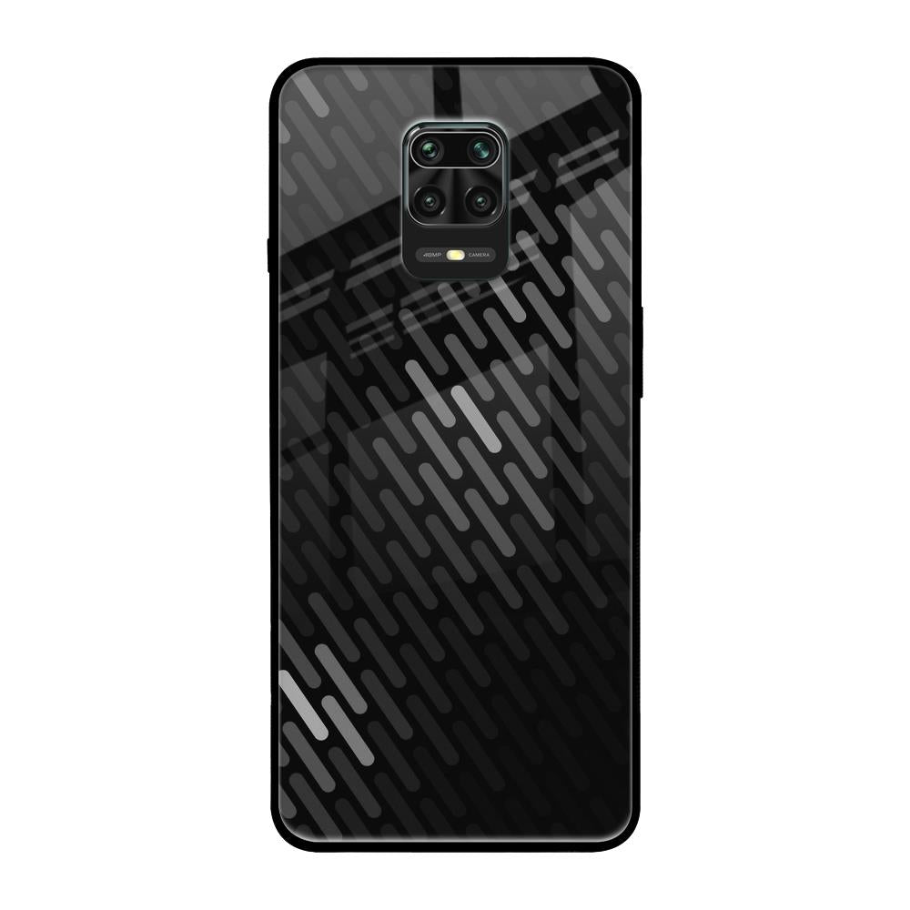 Dark Abstract Pattern Redmi Note 9 Pro Max Glass Cases & Covers Online