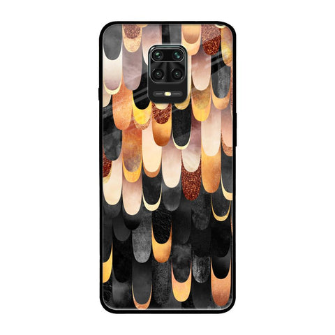 Bronze Abstract Redmi Note 9 Pro Max Glass Cases & Covers Online
