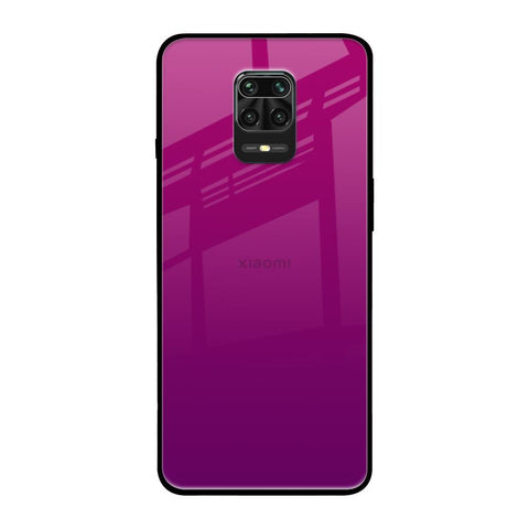 Magenta Gradient Redmi Note 9 Pro Max Glass Back Cover Online