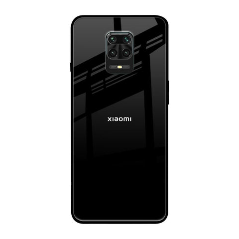 Jet Black Redmi Note 9 Pro Max Glass Back Cover Online