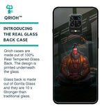 Lord Hanuman Animated Glass Case for Redmi Note 9 Pro Max
