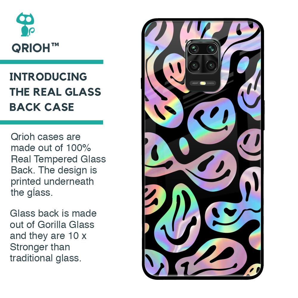 Acid Smile Glass Case for Redmi Note 9 Pro Max