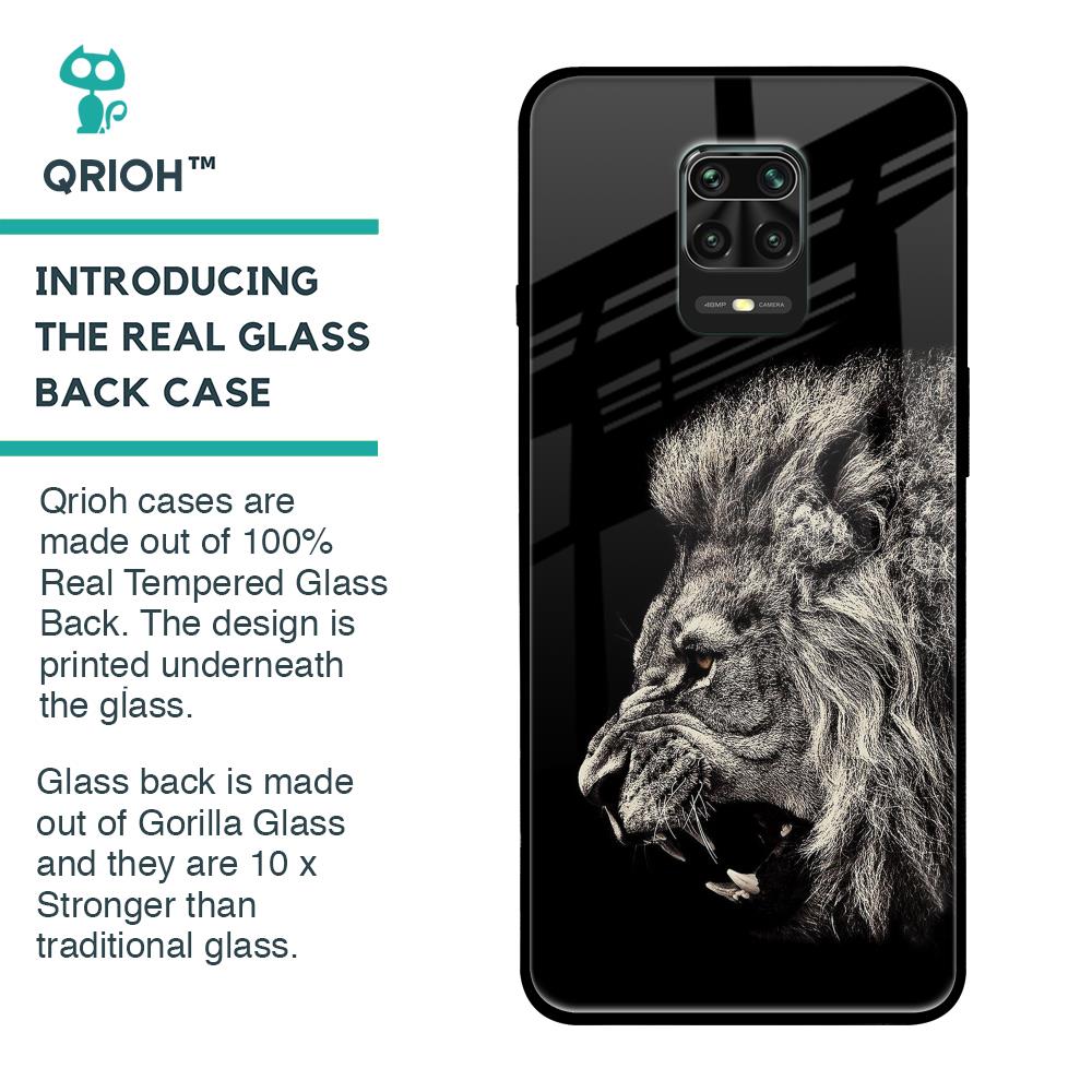 Brave Lion Glass case for Redmi Note 9 Pro Max