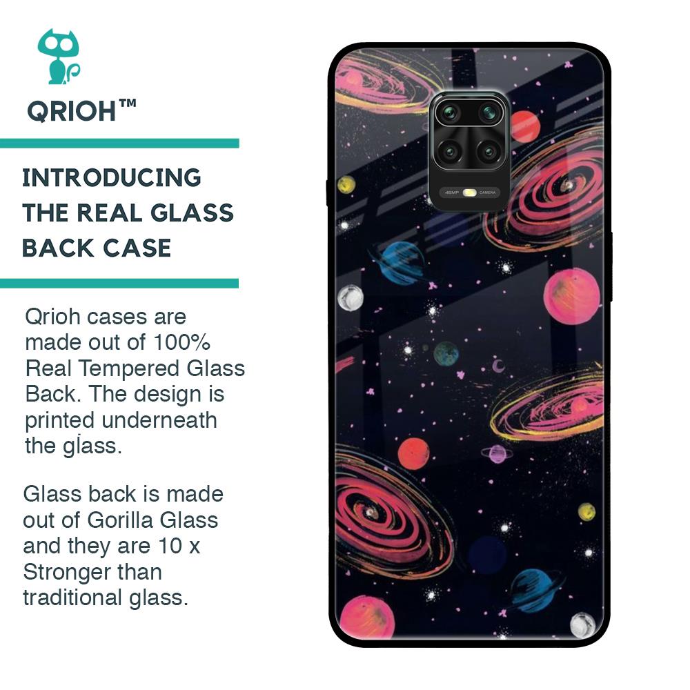 Galaxy In Dream Glass Case For Redmi Note 9 Pro Max