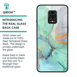Green Marble Glass case for Redmi Note 9 Pro Max