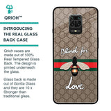 Blind For Love Glass case for Redmi Note 9 Pro Max