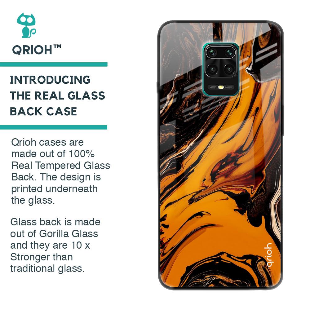 Secret Vapor Glass Case for Redmi Note 9 Pro Max