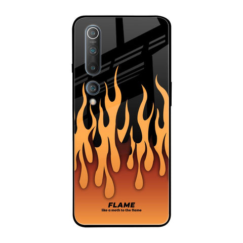 Fire Flame Xiaomi Mi 10 Glass Back Cover Online
