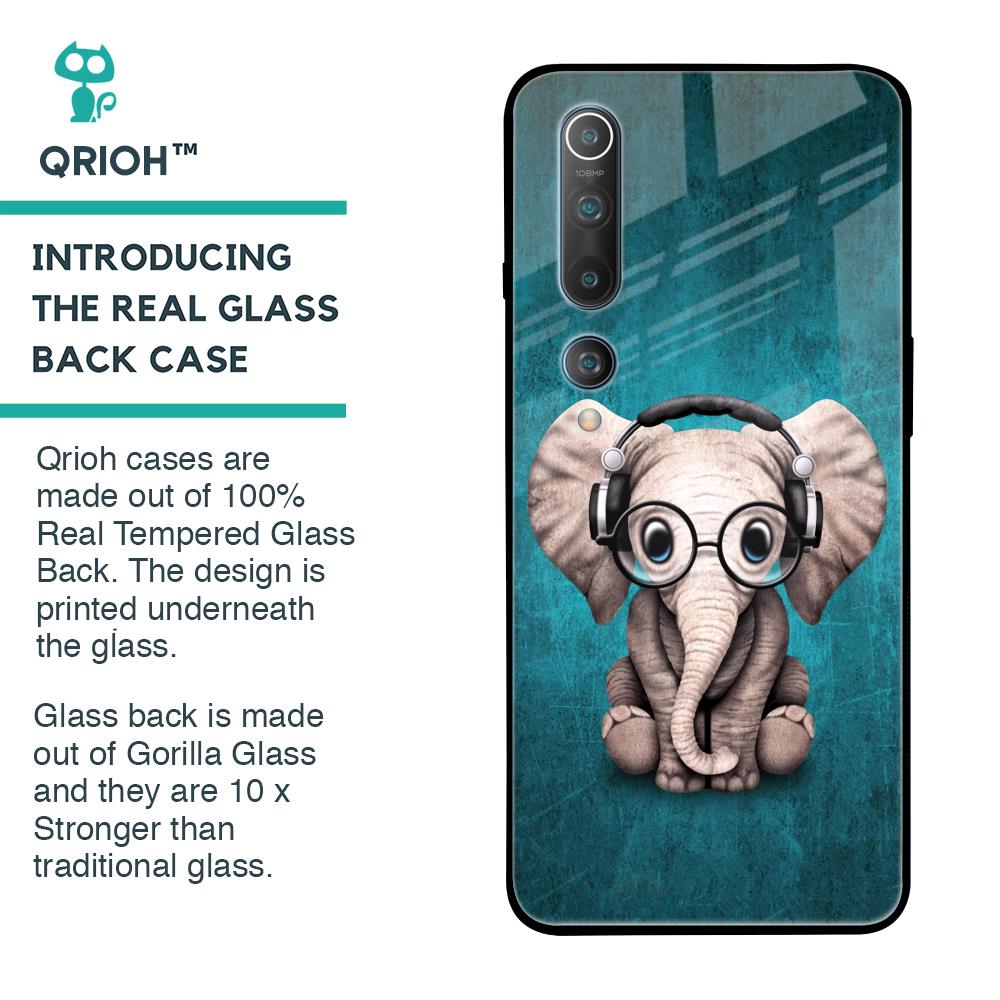 Adorable Baby Elephant Glass Case For Xiaomi Mi 10