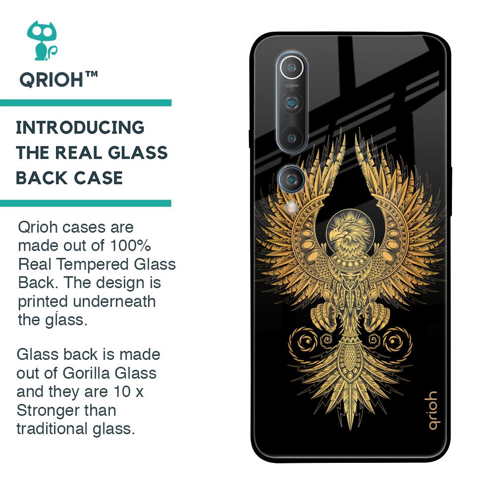 Mythical Phoenix Art Glass Case for Xiaomi Mi 10