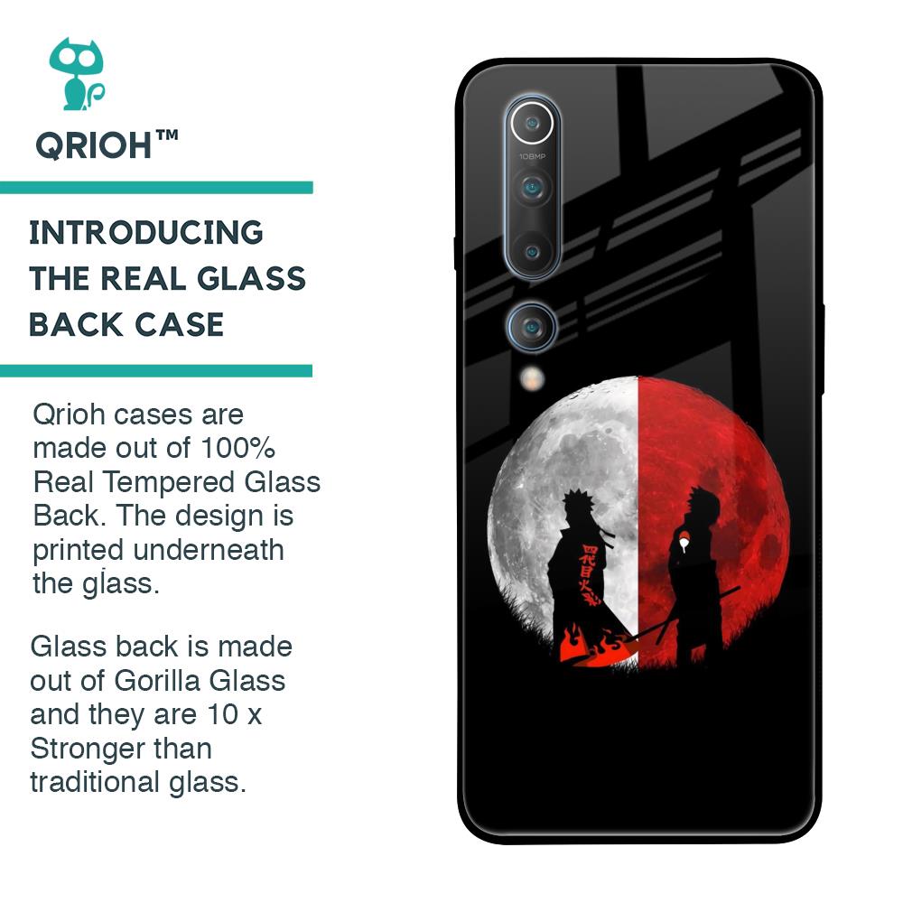 Anime Red Moon Glass Case for Xiaomi Mi 10