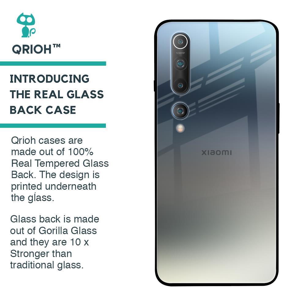 Tricolor Ombre Glass Case for Xiaomi Mi 10