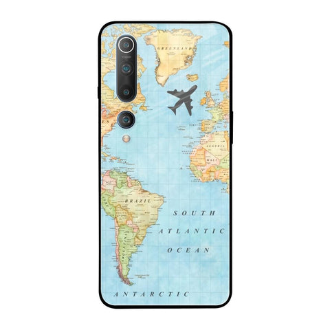 Travel Map Xiaomi Mi 10 Pro Glass Back Cover Online
