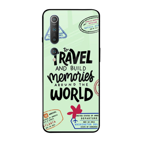 Travel Stamps Xiaomi Mi 10 Pro Glass Back Cover Online